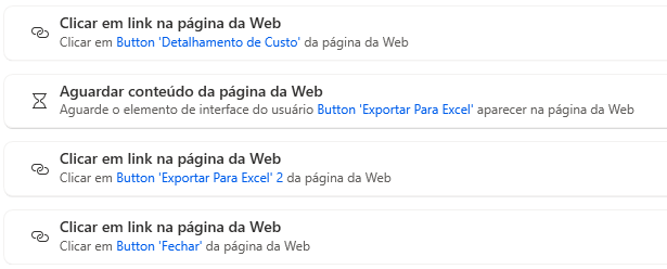 Detalhamento de Custos