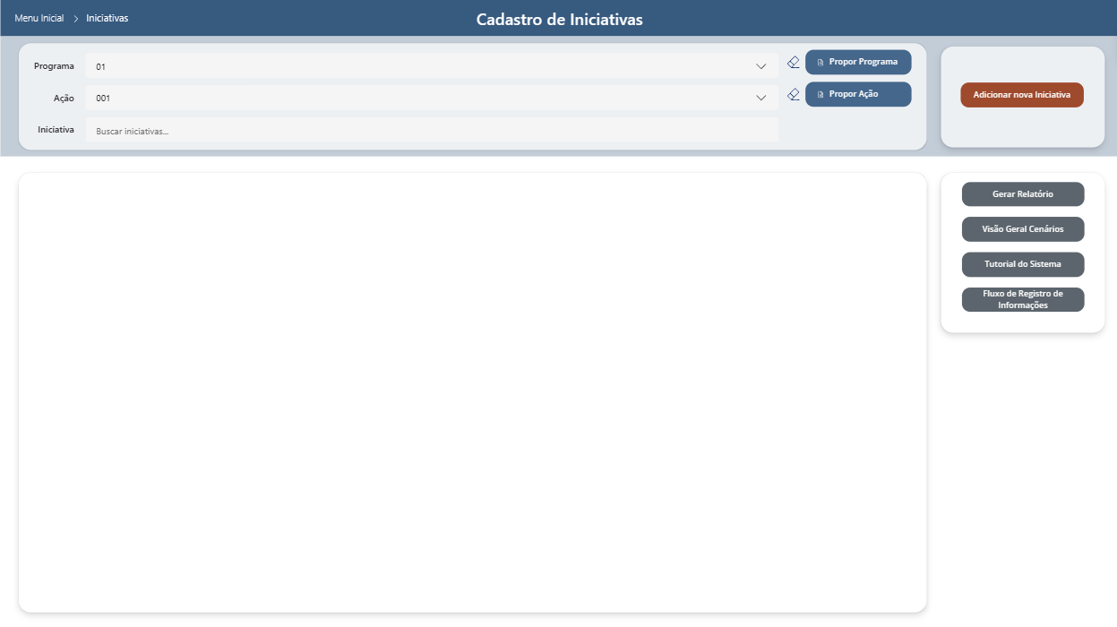 Tela Iniciativas